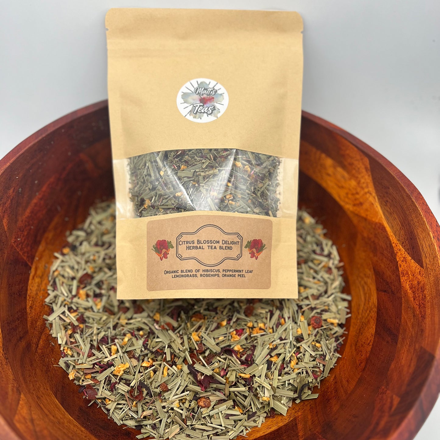 Sample pack of 3 organic herbal teas