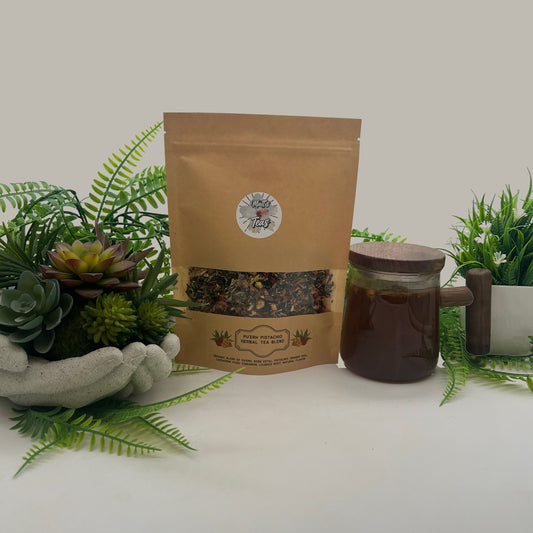 Pu'erh Pistachio Organic Herbal Tea Blend