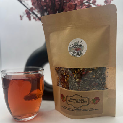 Summer Bliss Organic herbal tea blend