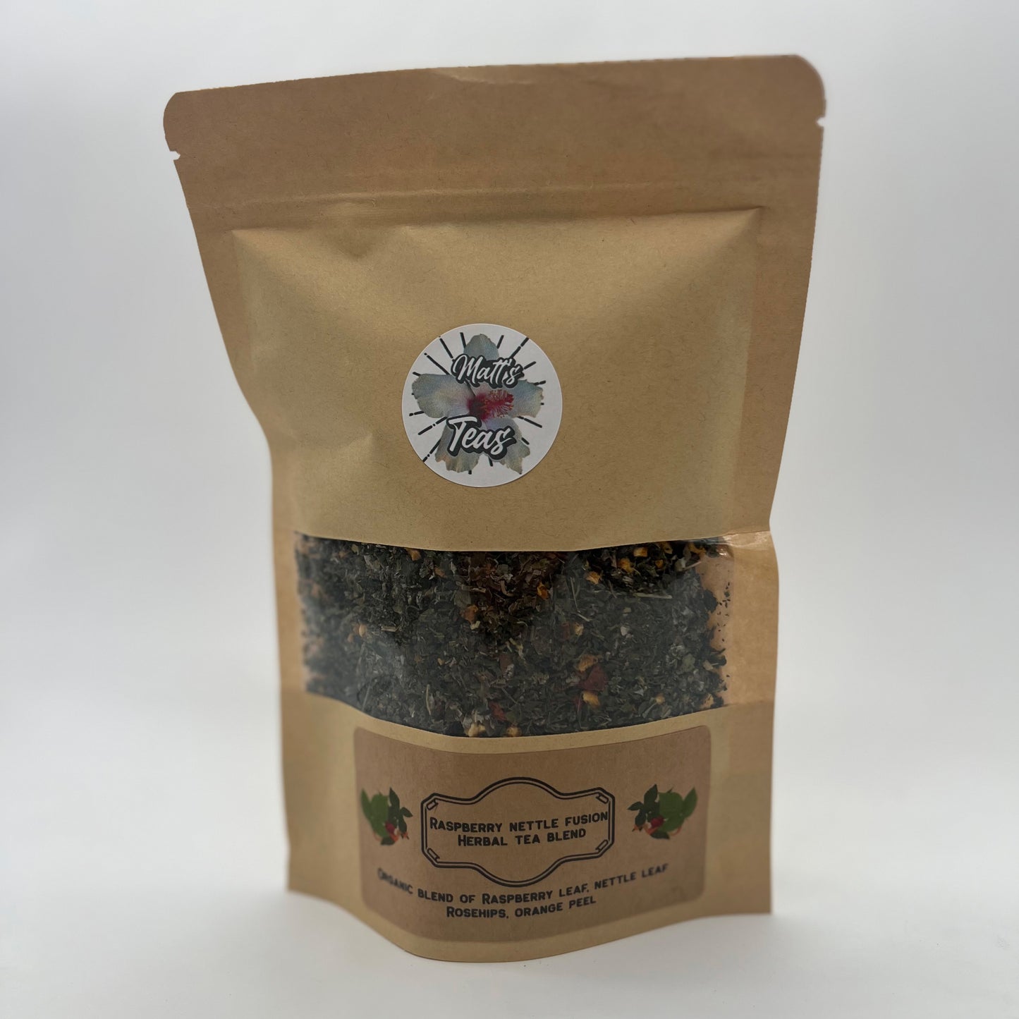 Raspberry Nettle Fusion organic herbal tea blend insta