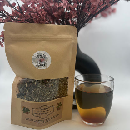 Goddess Balance and Comfort organic herbal tea blend