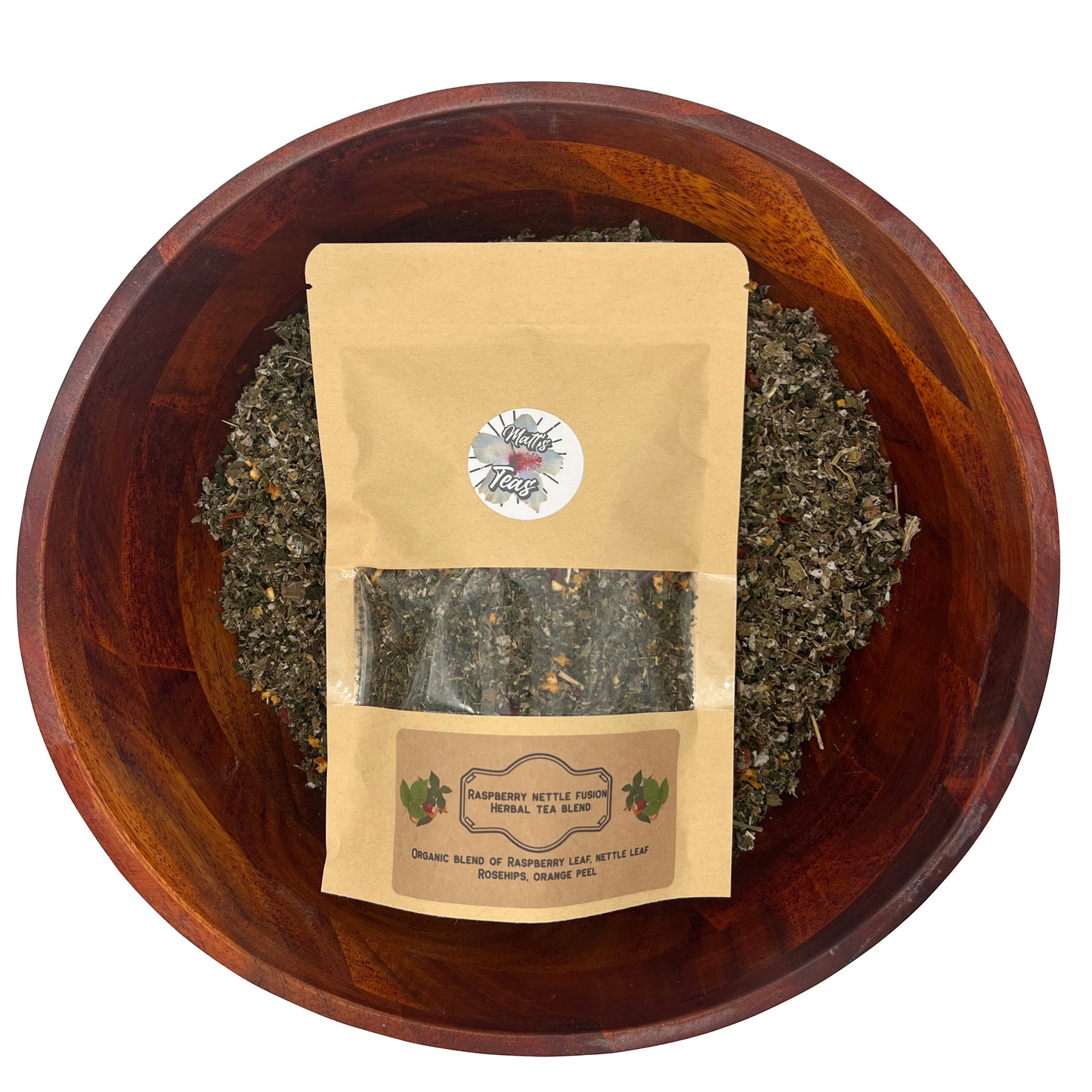 Raspberry Nettle Fusion organic herbal tea blend