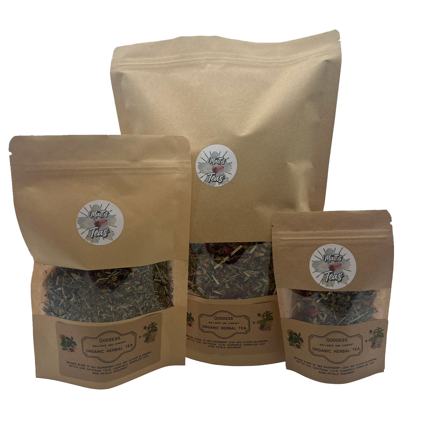 Goddess Balance and Comfort organic herbal tea blend