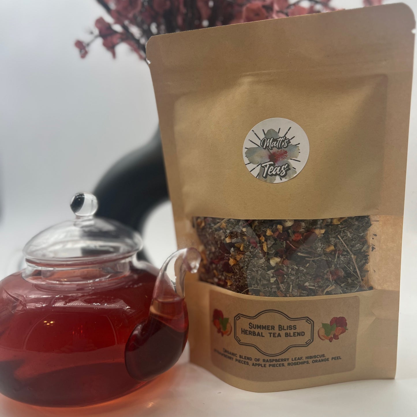 Summer Bliss Organic herbal tea blend